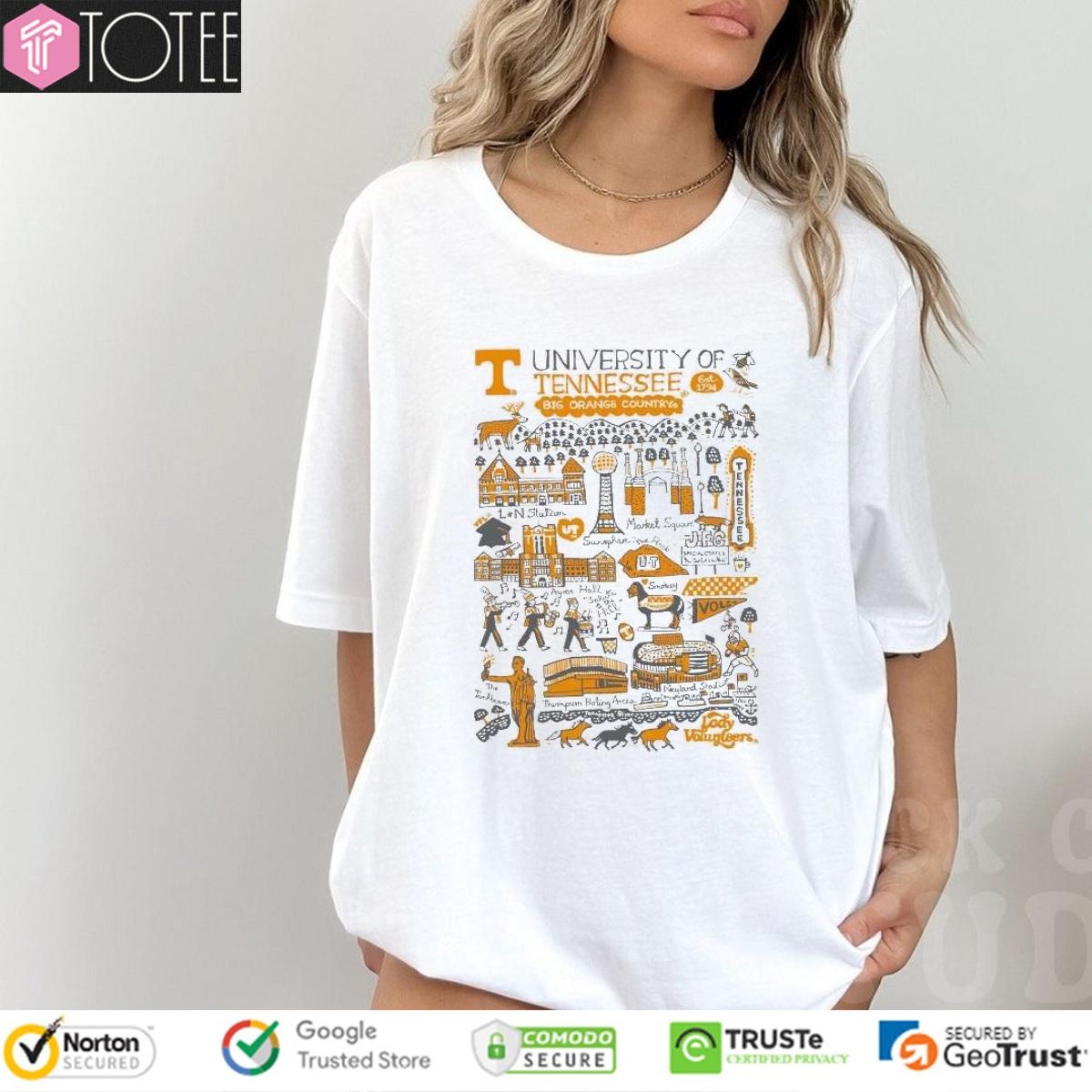 University Of Tennessee Art Illustration T-shirt