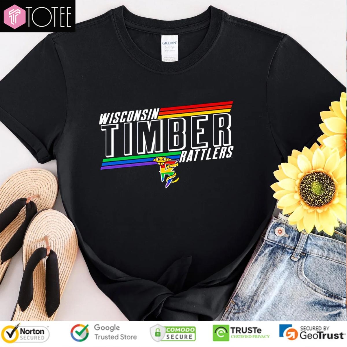 Wisconsin Timber Rattlers Baseball Pride Night Lgbt T-shirt