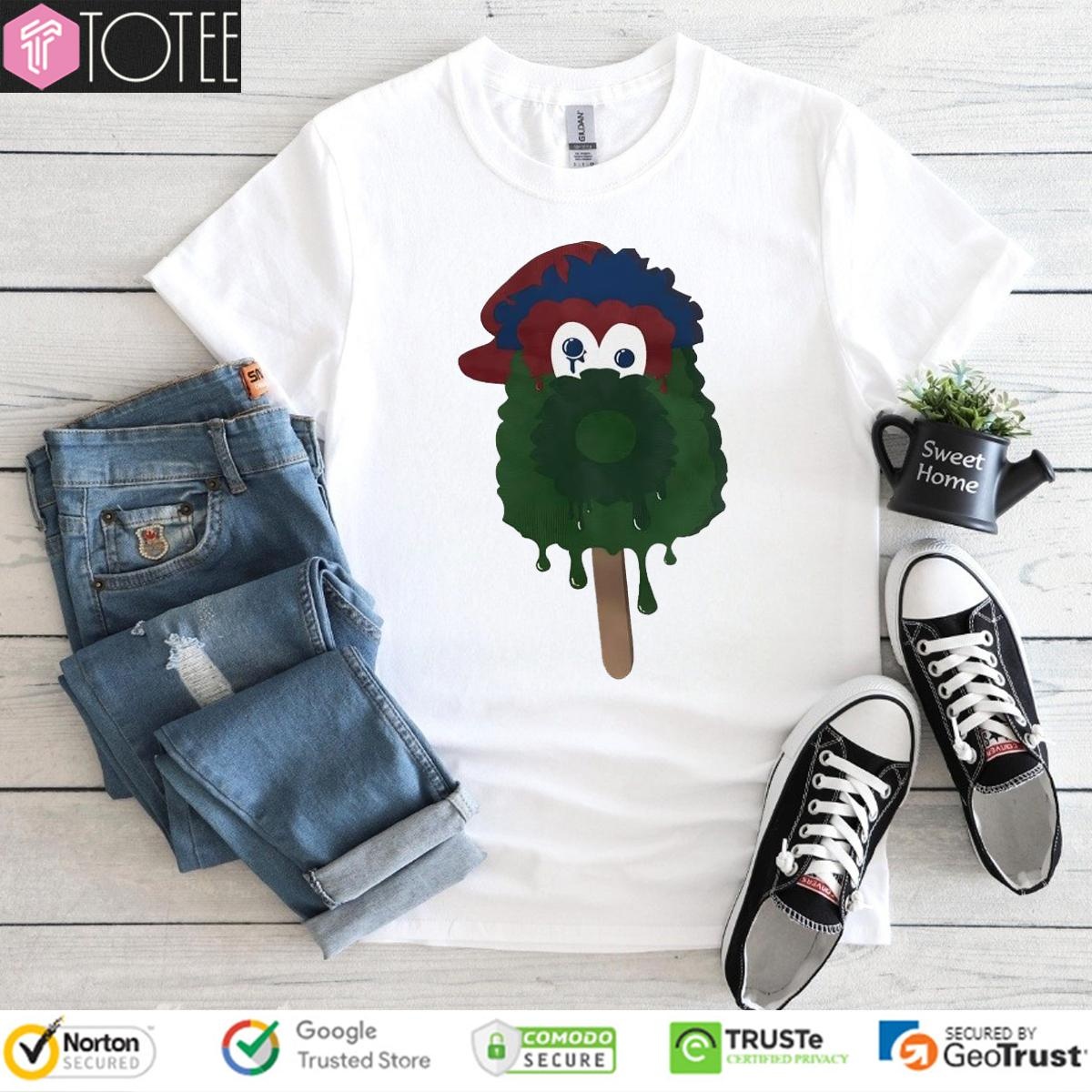 Ice Cream Philadelphia Phillies Mascot T-shirt