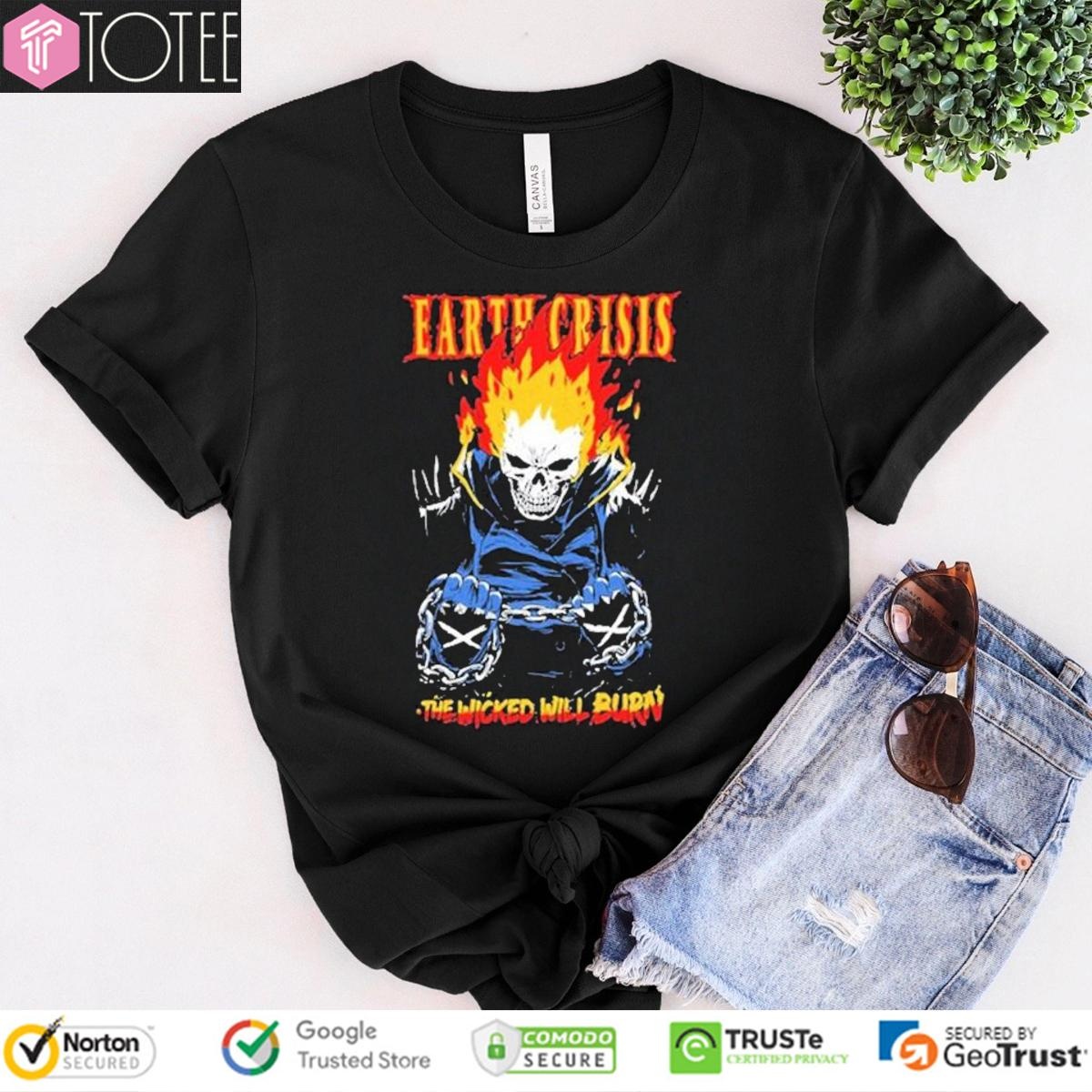 Earth Crisis The Wicked Will Burn T-shirt