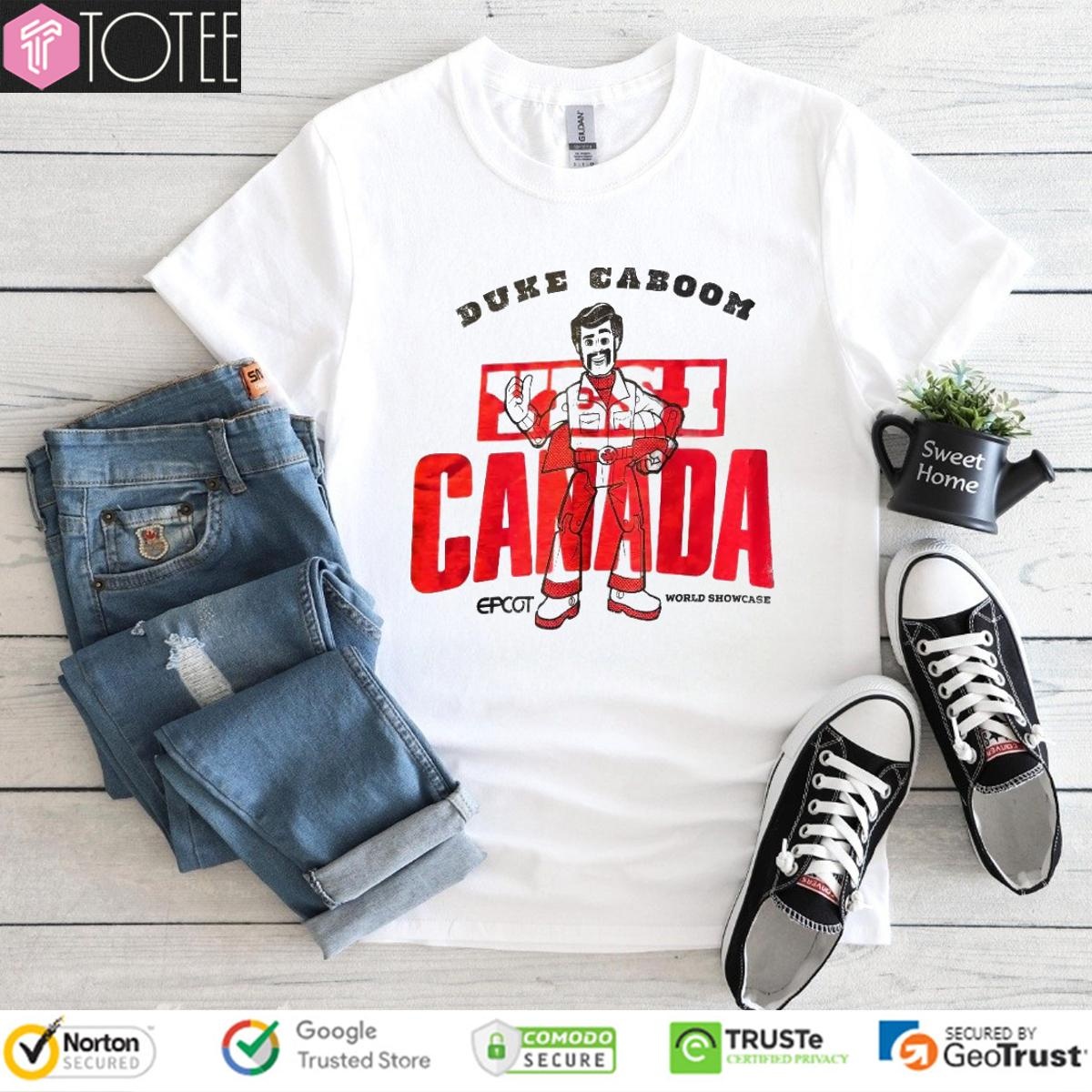 Yes I Canada Epcot World Showcase Duke Caboom T-shirt