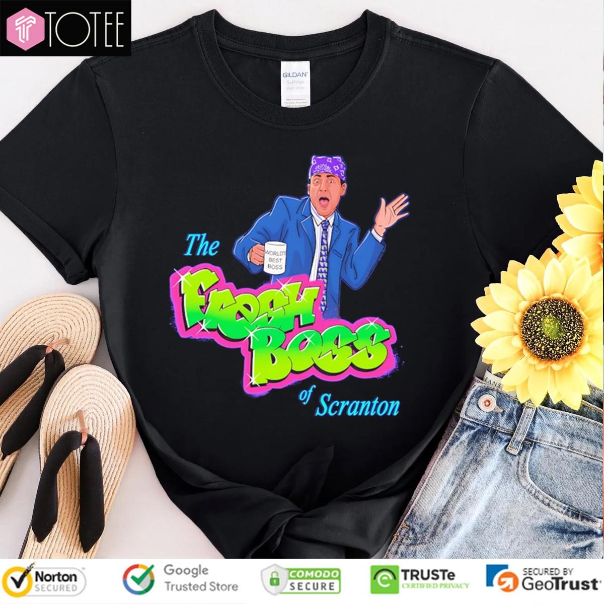 The Fresh Boss Of Scranton Prison Mike The Fresh Prince Of Bel-Air T-shirt