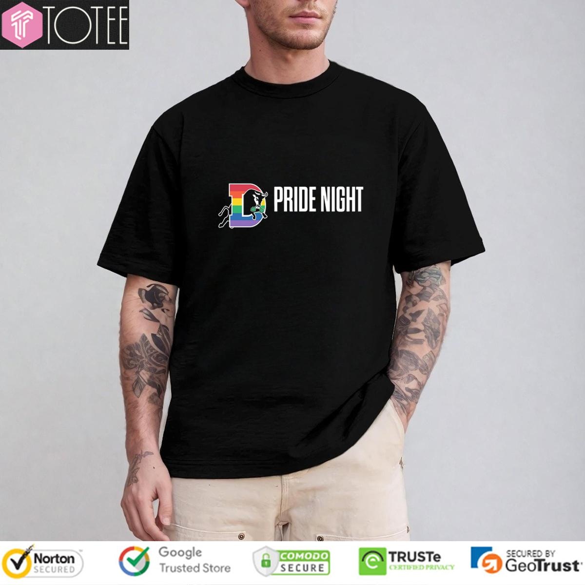 Lgbt Pride Night Durham Bulls Logo T-shirt