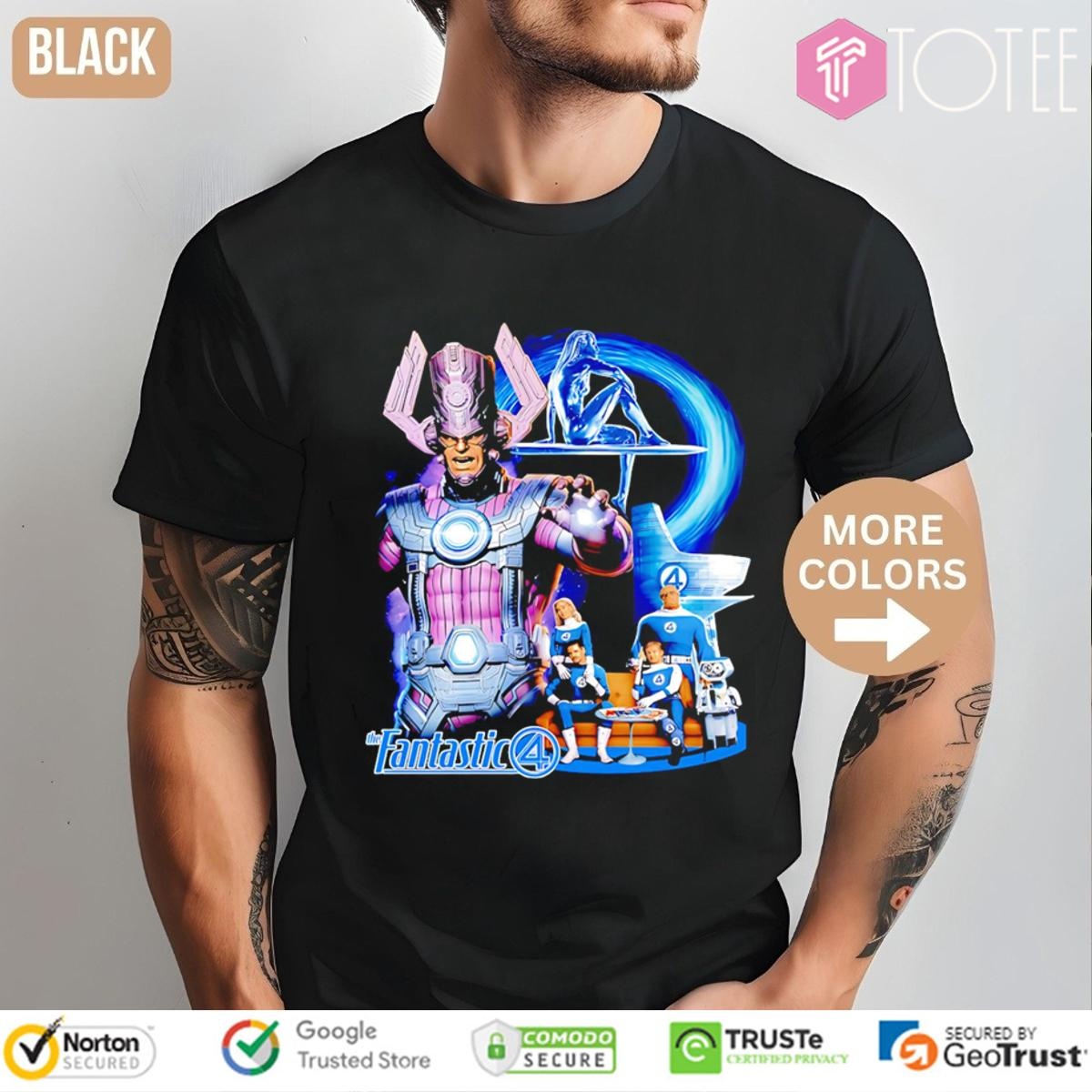 The Fantastic 4 Silver Surfer And Galactus T-shirt