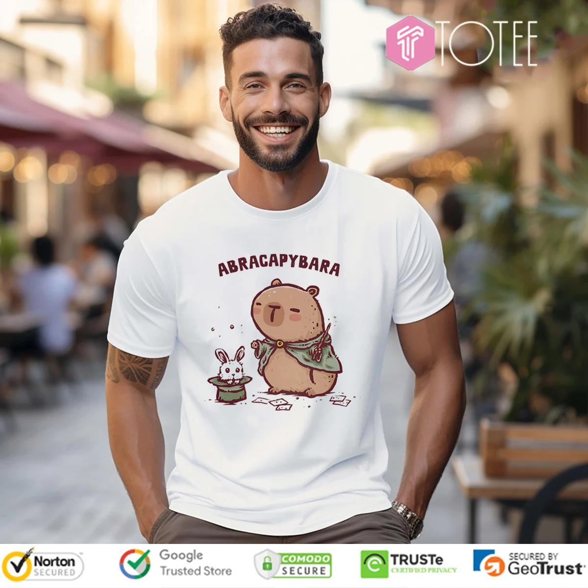 Abracapybara And Rabbit T-shirt
