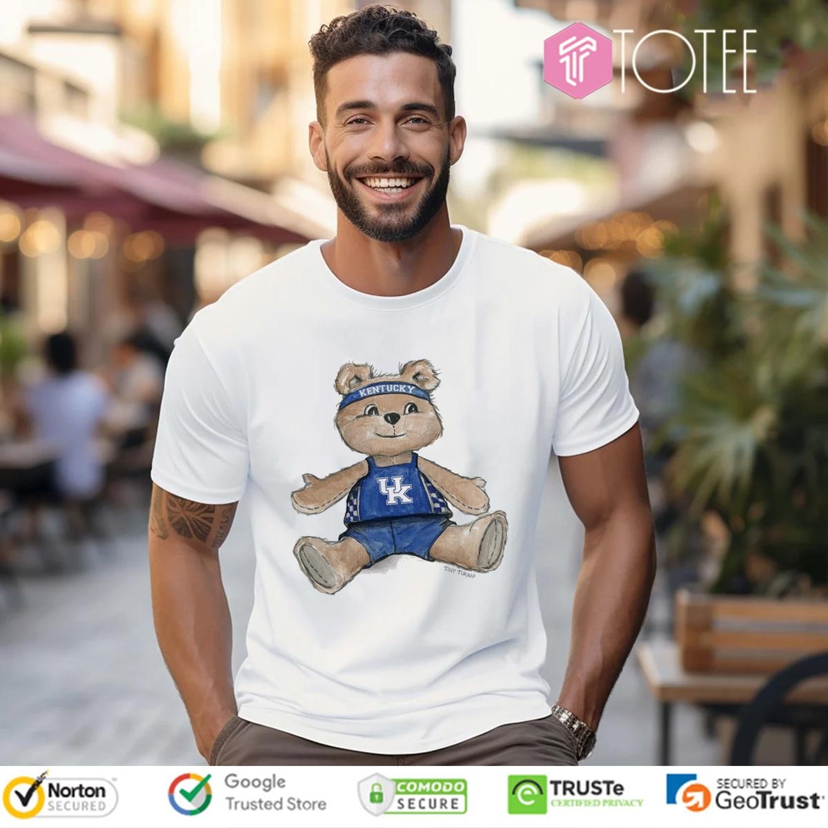 Tiny Turnip Teddy Bear X Kentucky Wildcats Basketball T-shirt